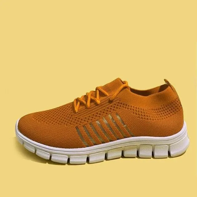 Amozae--Woman Sneakers Breathable Light Women's Footwear 2024 Vulcanized Shoes Lace Up Comfort Flats Walking Shoes Casual Female
