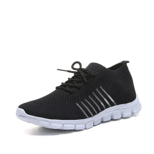Amozae--Woman Sneakers Breathable Light Women's Footwear 2024 Vulcanized Shoes Lace Up Comfort Flats Walking Shoes Casual Female
