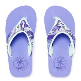 Animal Girls' Swish Upper All Over Print Flip Flops