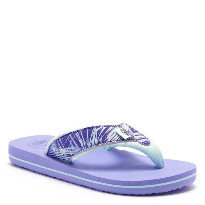 Animal Girls' Swish Upper All Over Print Flip Flops