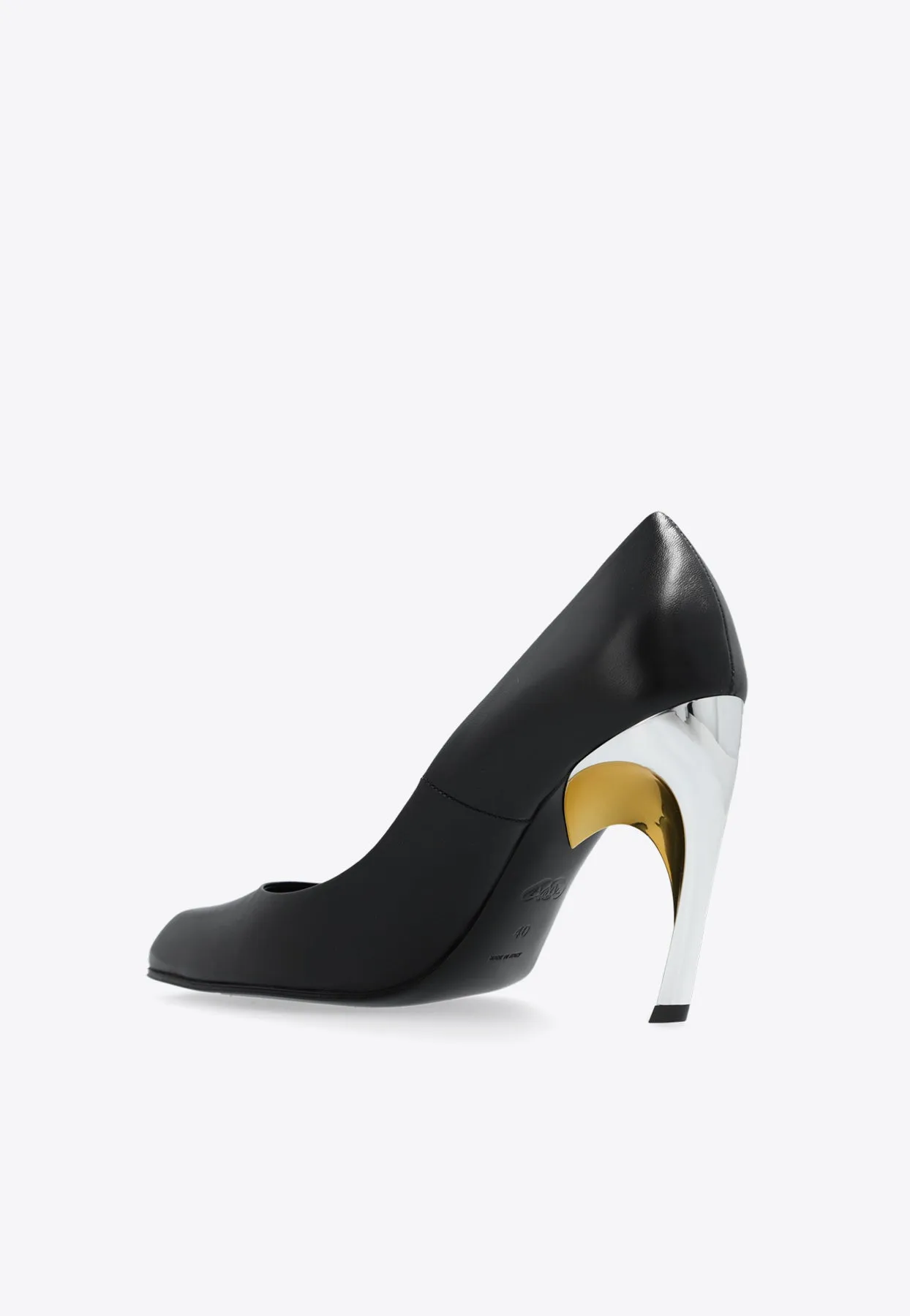Armadillo 95 Leather Almond Pumps