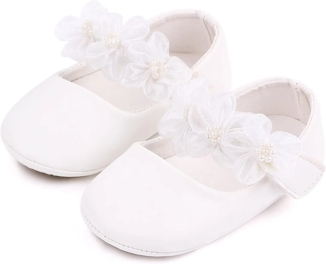 Baby Girls Little Lace Flower Shoes Princess Fashion Soft Sole Step Shoes Baby Kids Lightweight Indoor Shoes