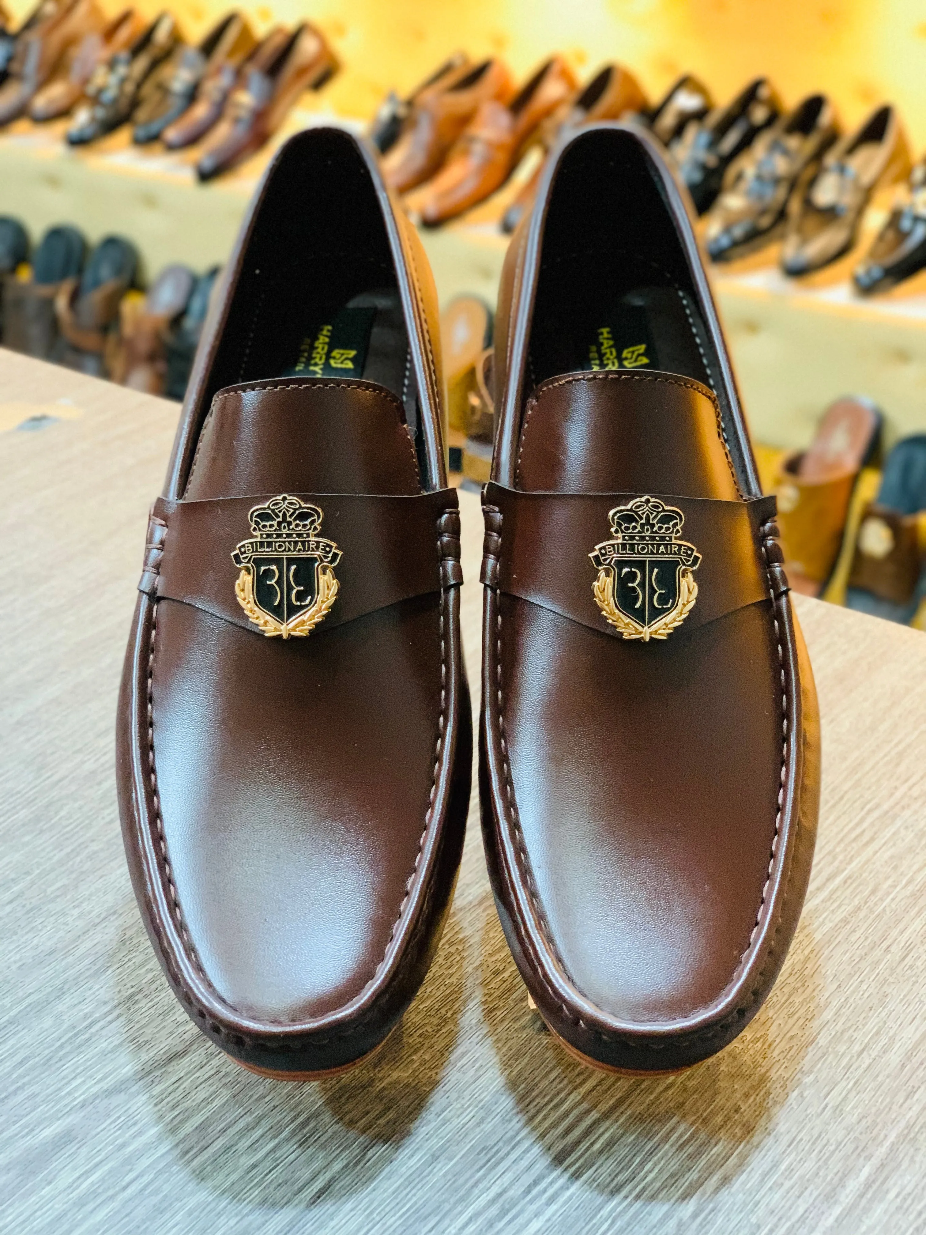 BILI BROWN LOAFFERS