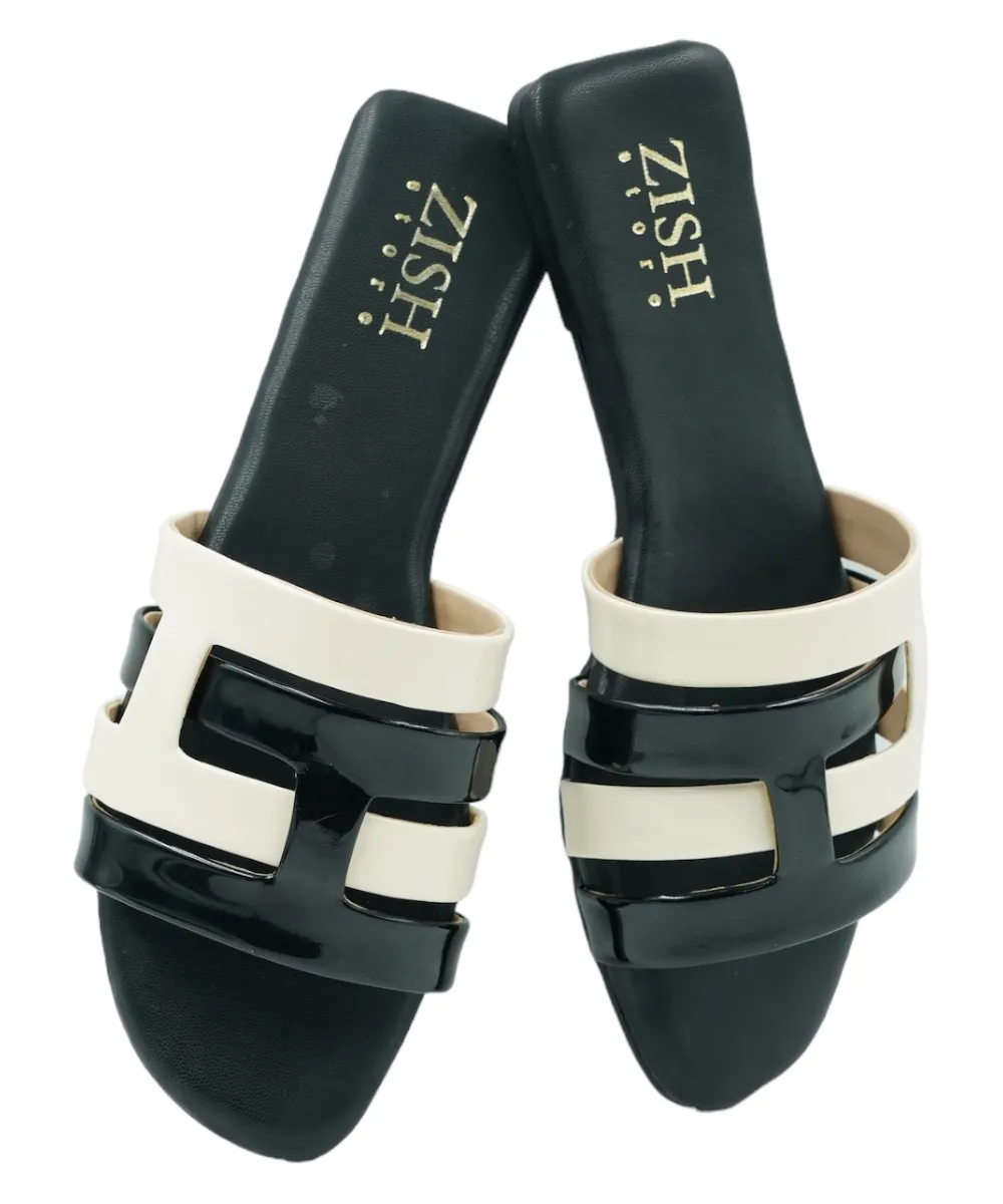 Black Azzura Flats