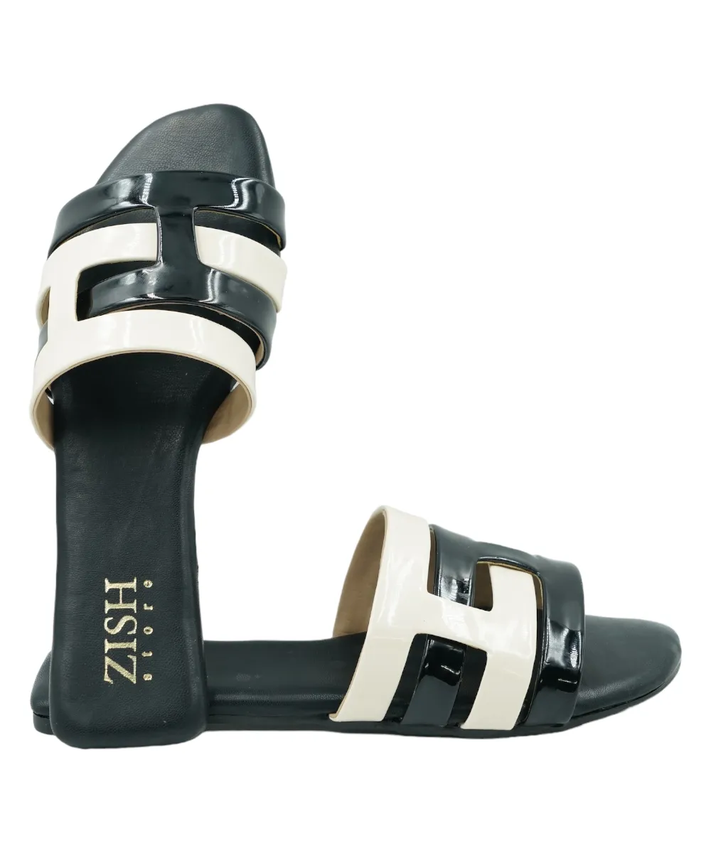 Black Azzura Flats
