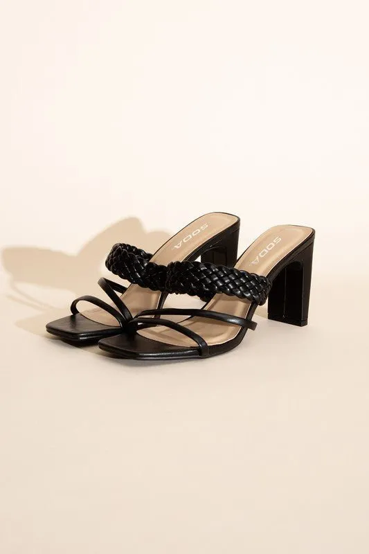 Braided Sandals Heels