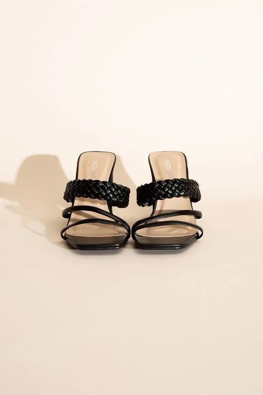 Braided Sandals Heels