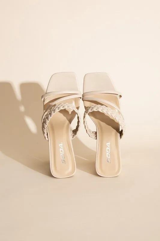 Braided Sandals Heels