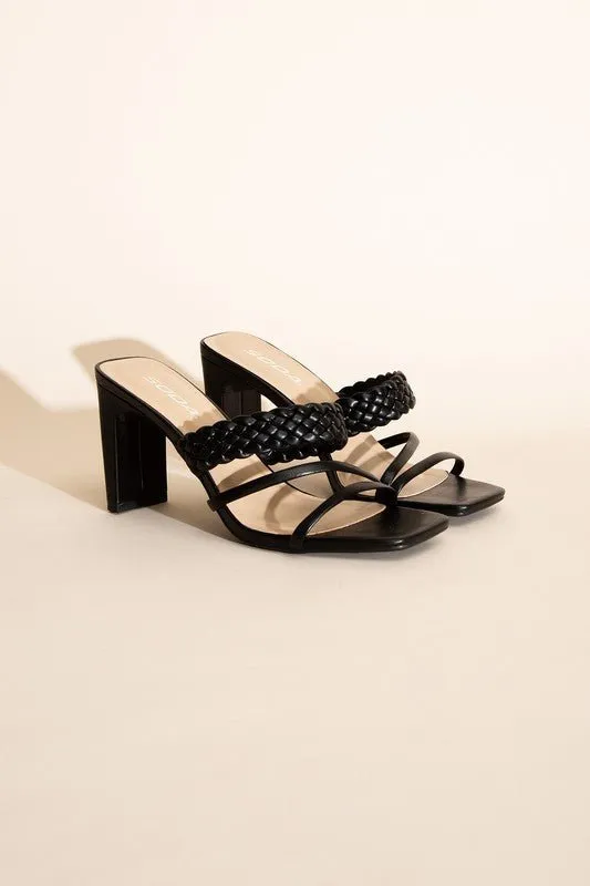 Braided Sandals Heels