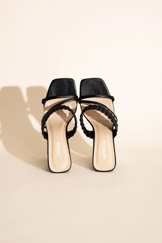 Braided Sandals Heels