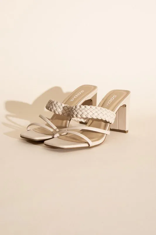 Braided Sandals Heels