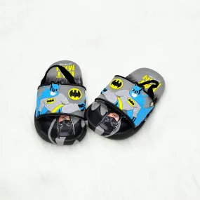 CN Batman Design Black Slippers With Grip 12268