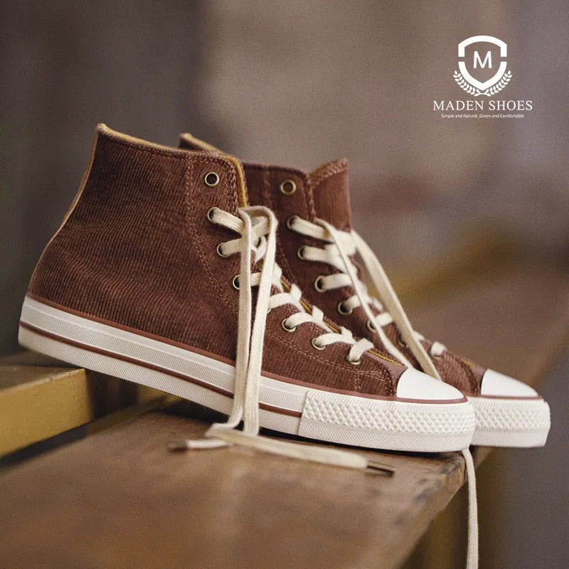 Comfortable High Neck Canvas Sneakers