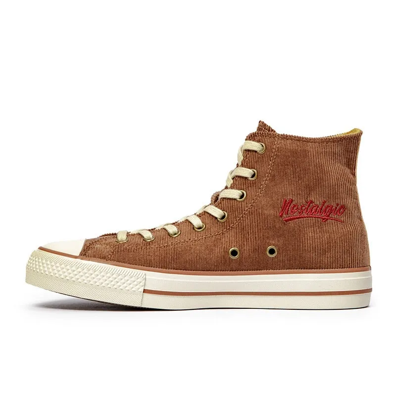 Comfortable High Neck Canvas Sneakers