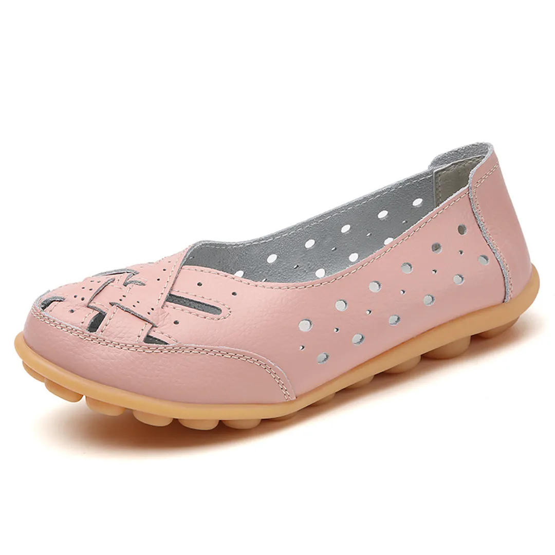Comfyfleek Wide Toe Box & Wide Size Leather Moccasin - New Colors