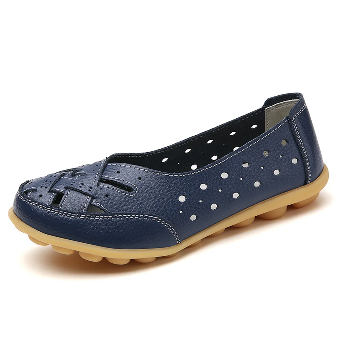 Comfyfleek Wide Toe Box & Wide Size Leather Moccasin - New Colors