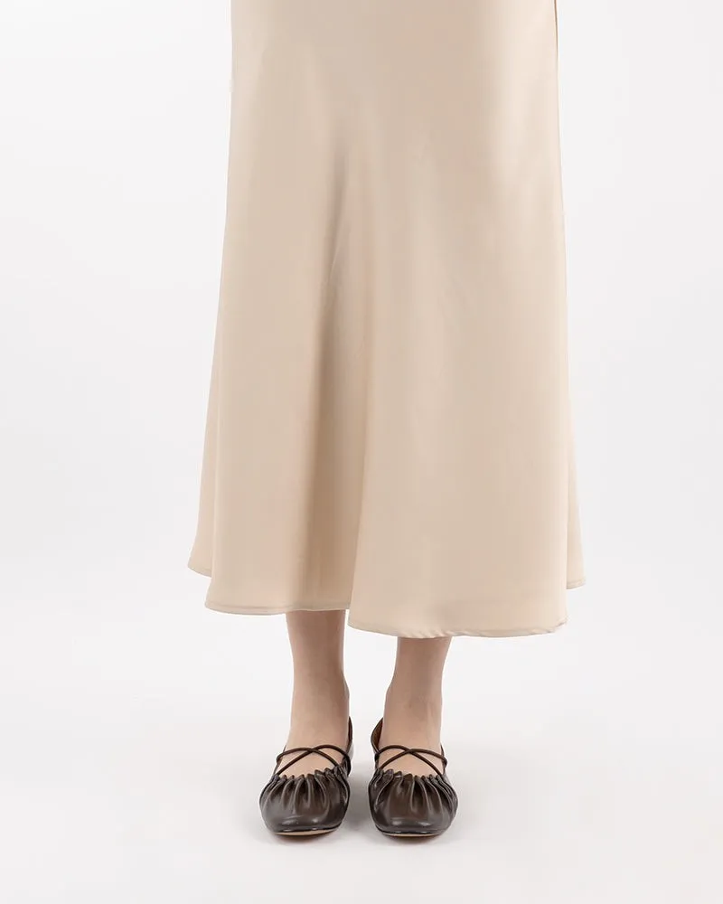 Crossover Straps Slip On Walking Mary Jane  Ballet Flats