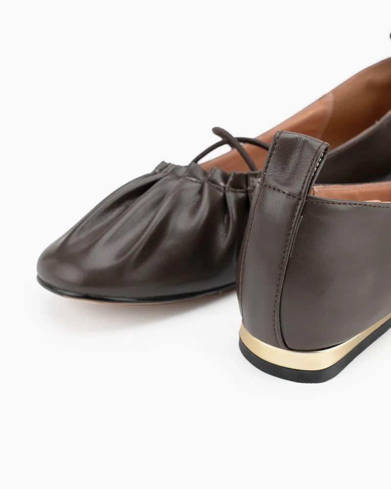 Crossover Straps Slip On Walking Mary Jane  Ballet Flats