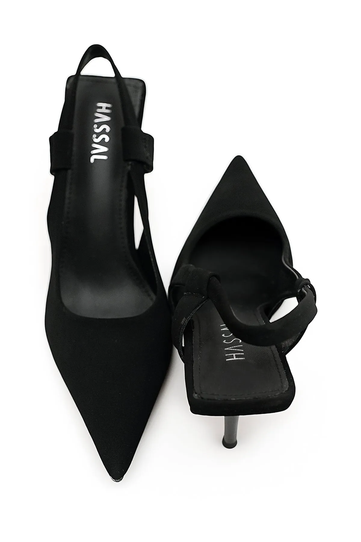 Daisy Strap heel Black