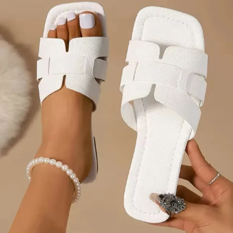 Evelina - Chic Open-Toe Slip-On Sandals for Women