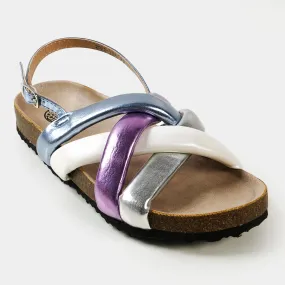Girls Sandals 2022-194 - Blue/Silver