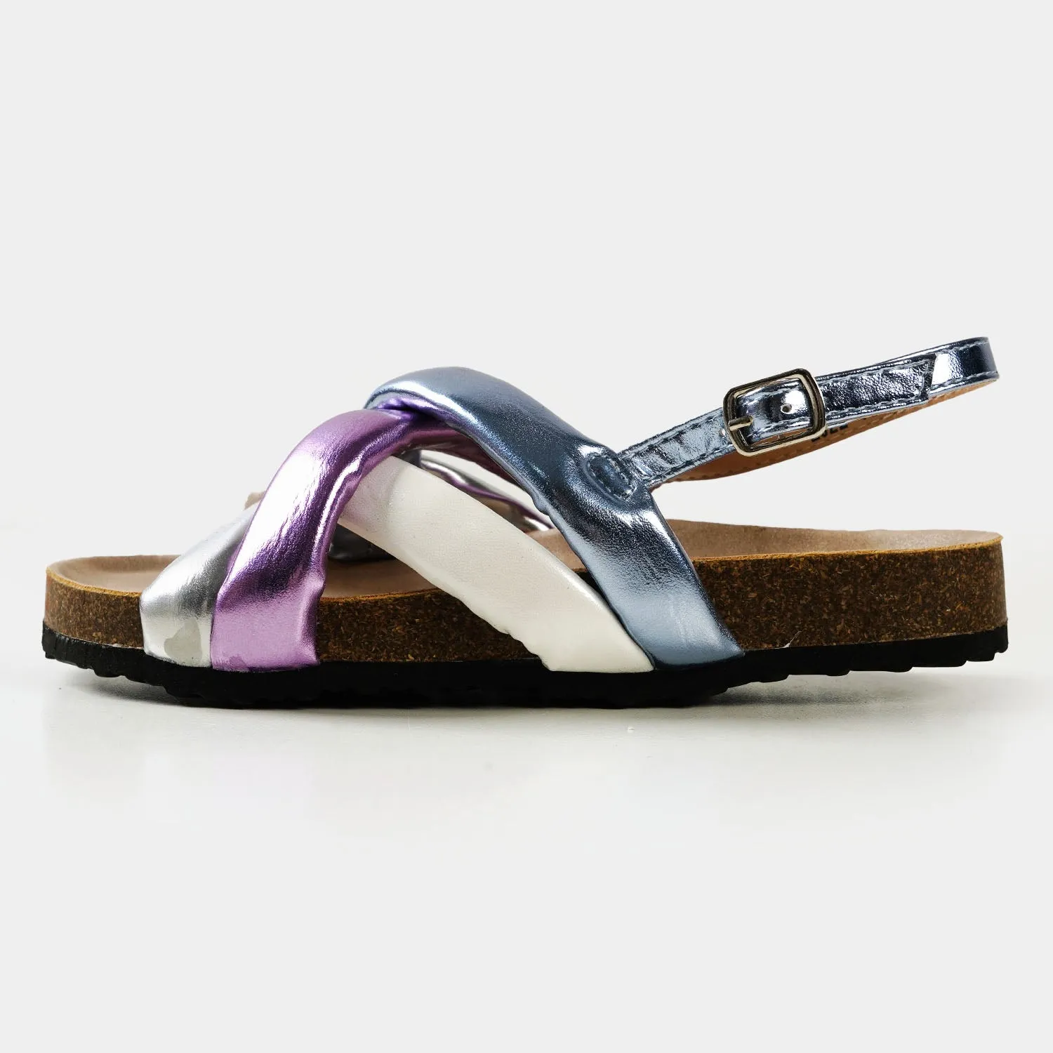Girls Sandals 2022-194 - Blue/Silver