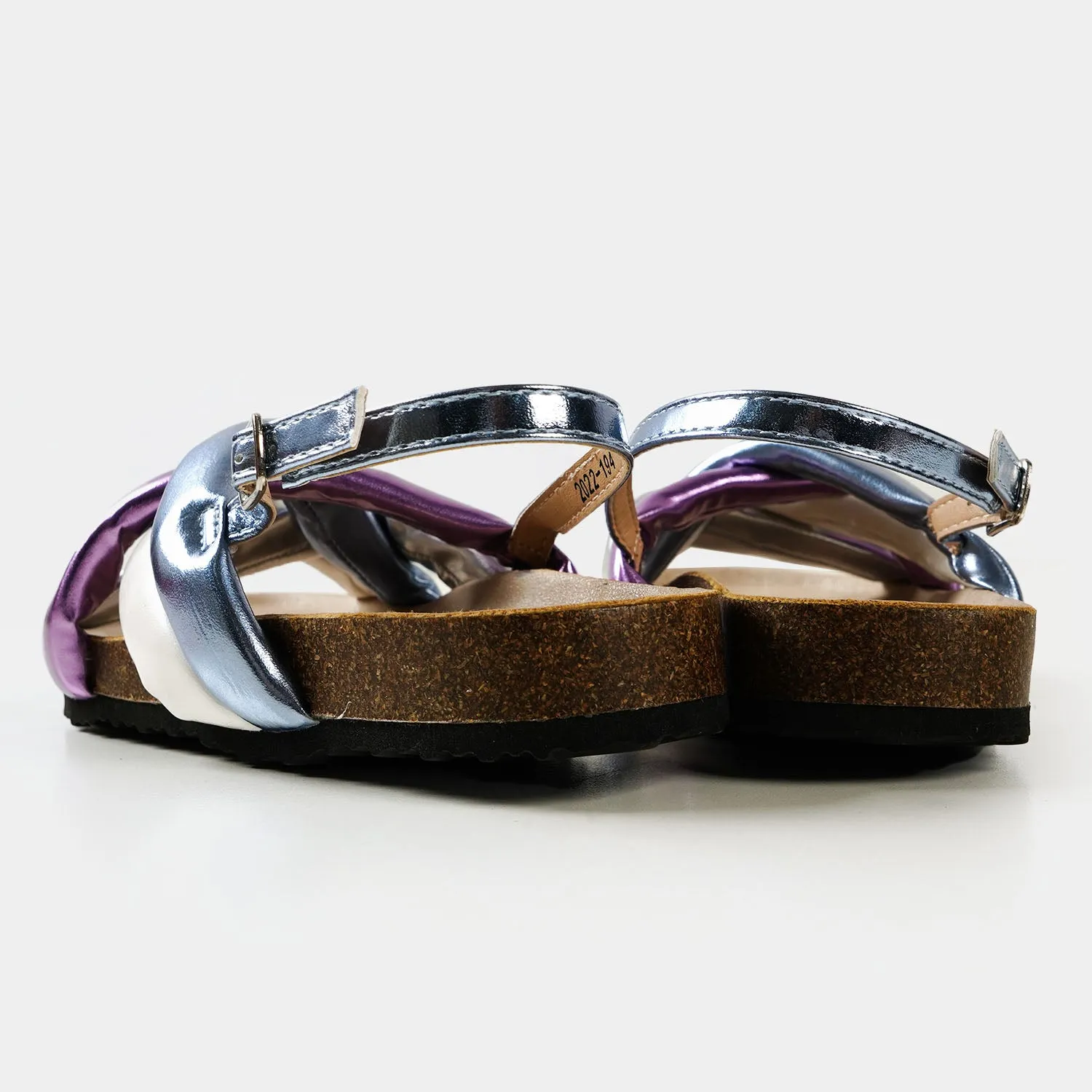 Girls Sandals 2022-194 - Blue/Silver