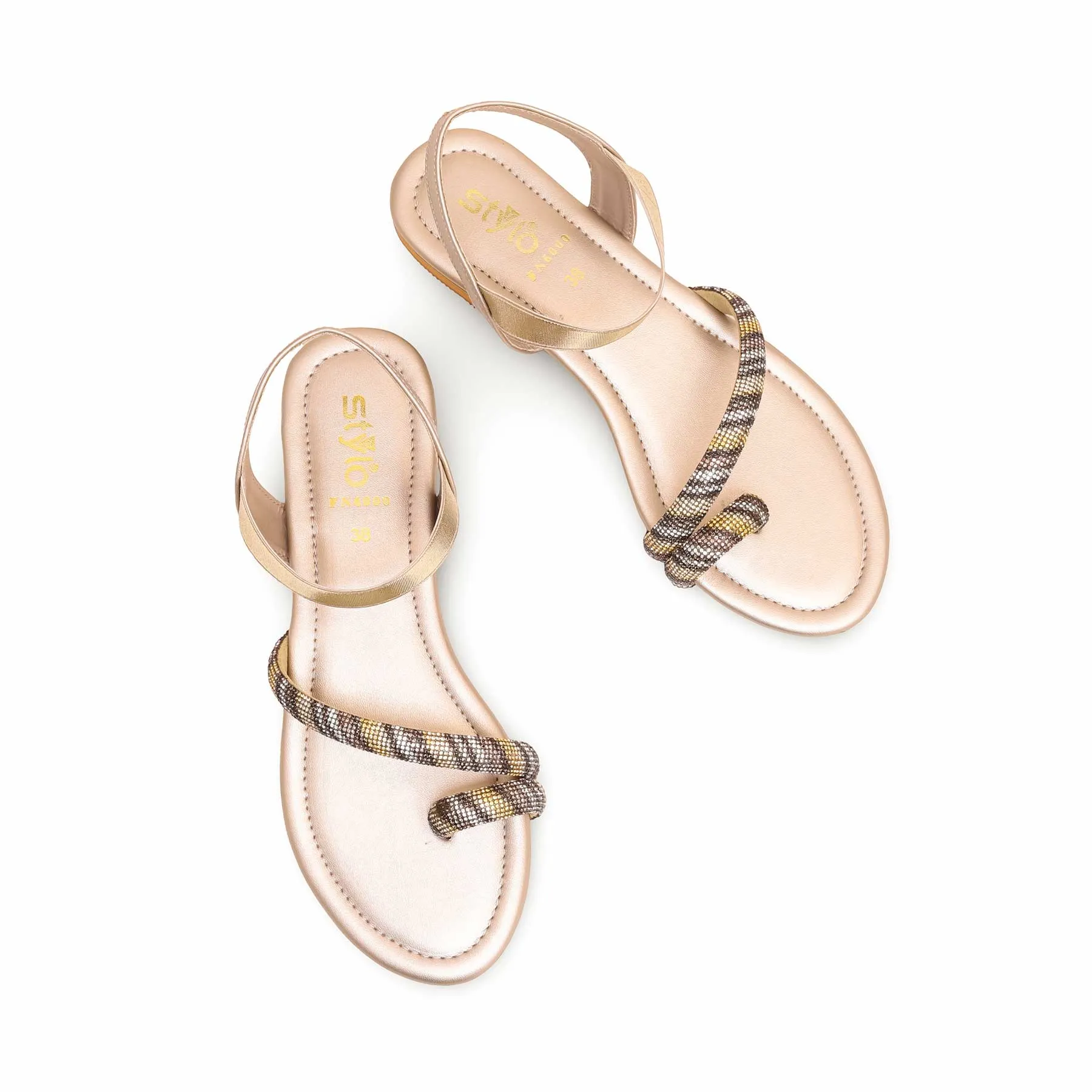Golden Fancy Sandal FN6000