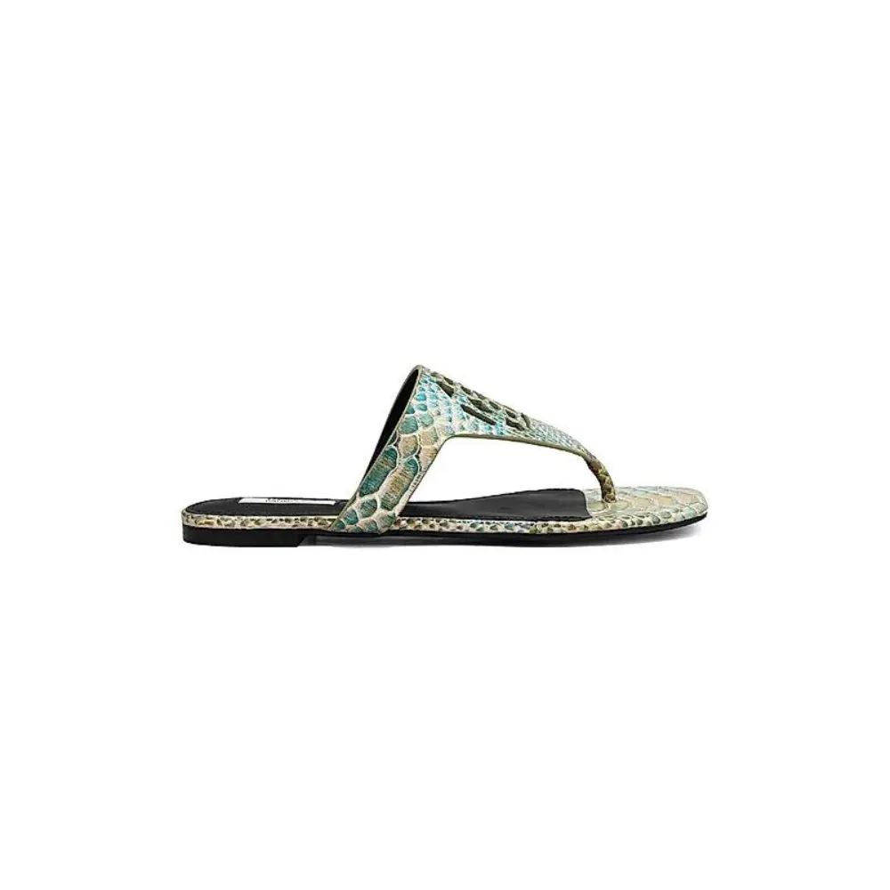 Green Snake Textured Logo Sliders