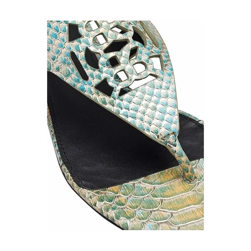 Green Snake Textured Logo Sliders