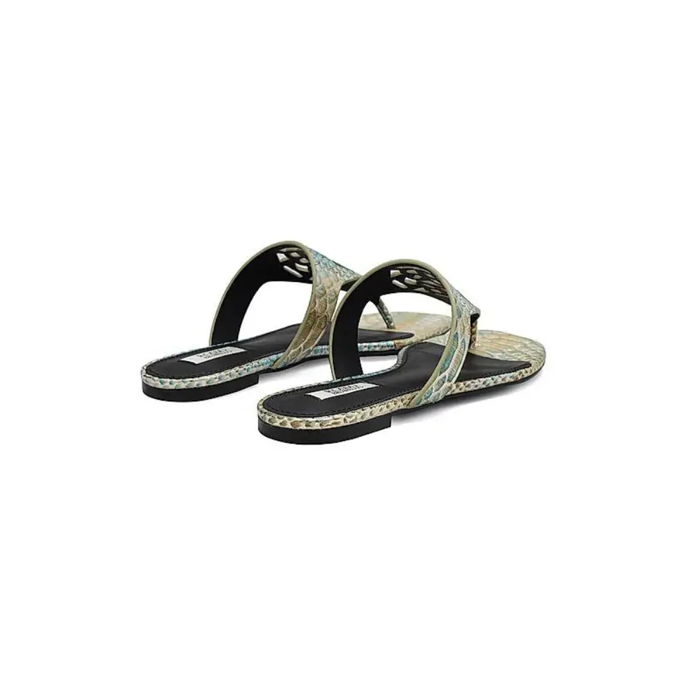Green Snake Textured Logo Sliders