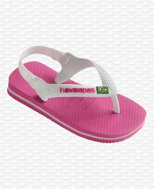 Havaianas Baby Brasil Logo Ii Flip Flops
