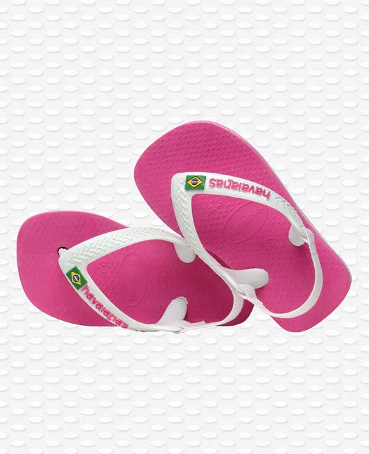 Havaianas Baby Brasil Logo Ii Flip Flops