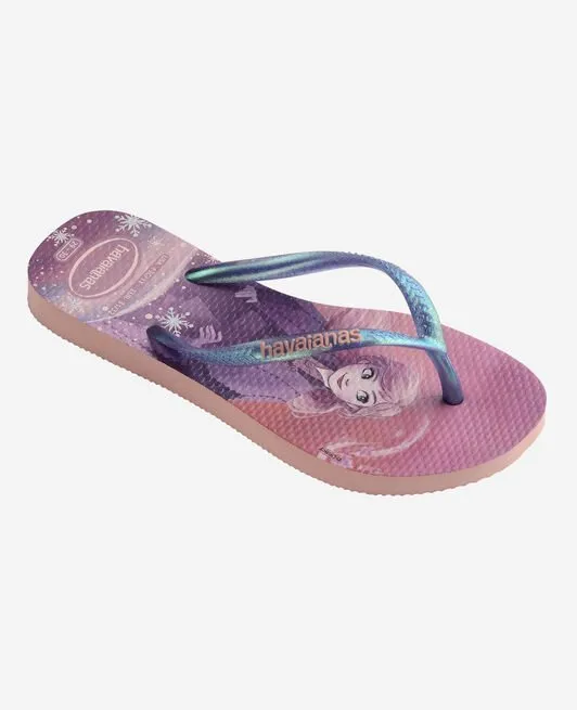 Havaianas Kids Slim Frozen Crystal Rose Flip-Flops-