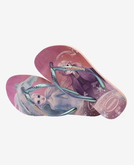 Havaianas Kids Slim Frozen Crystal Rose Flip-Flops-