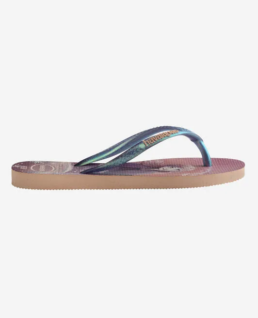 Havaianas Kids Slim Frozen Crystal Rose Flip-Flops-