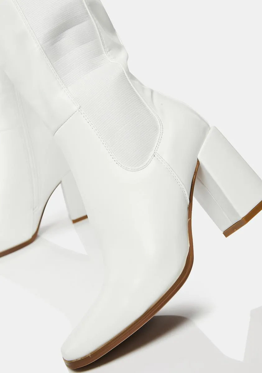 Holy You're A Classic Knee-High Boots