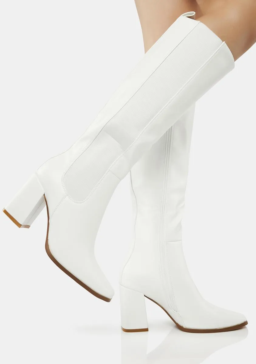 Holy You're A Classic Knee-High Boots