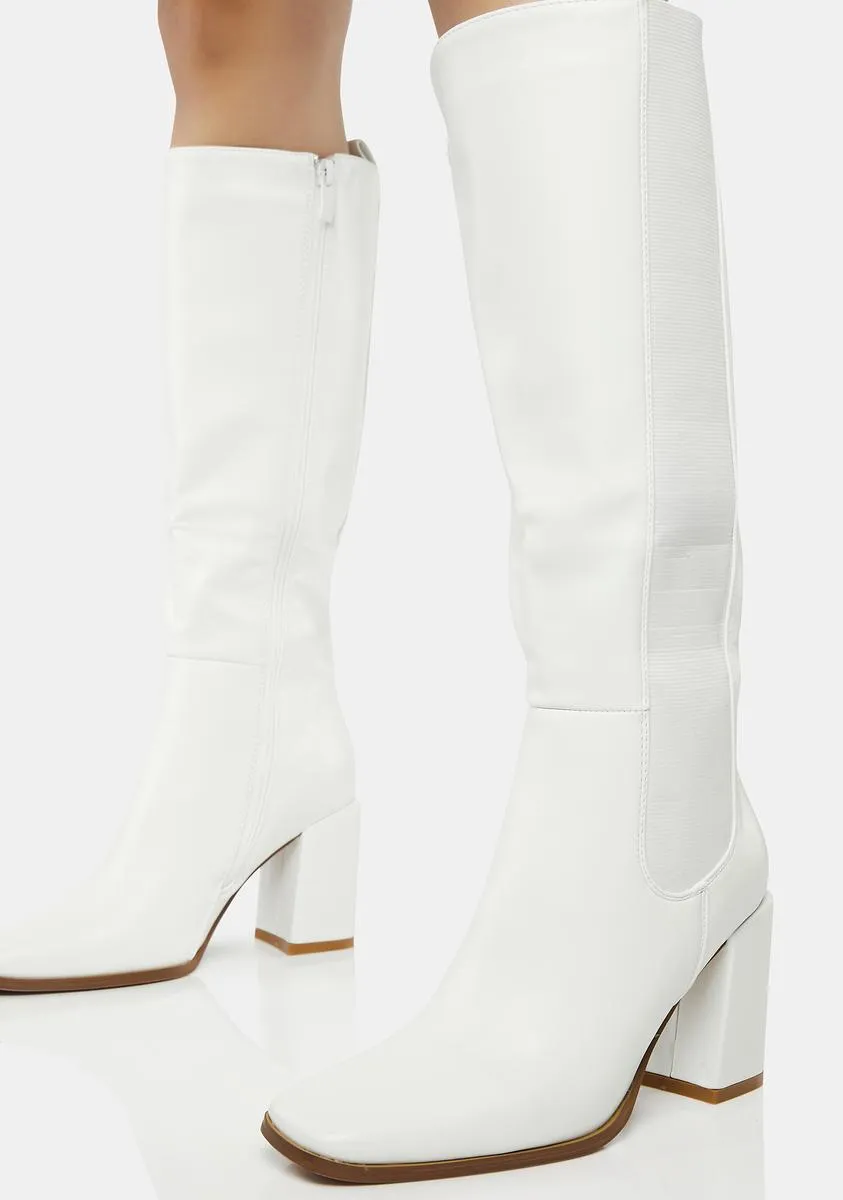 Holy You're A Classic Knee-High Boots