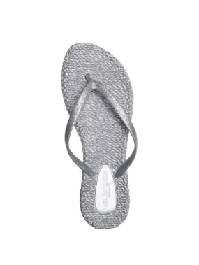 Ilse Jacobsen Flip Flops With Glitter In Silver CHEERFUL01 Col 710
