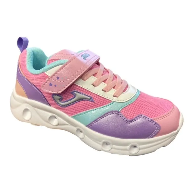 Joma scarpa da ginnastica da bambino Star Jr 2213 pink-violet