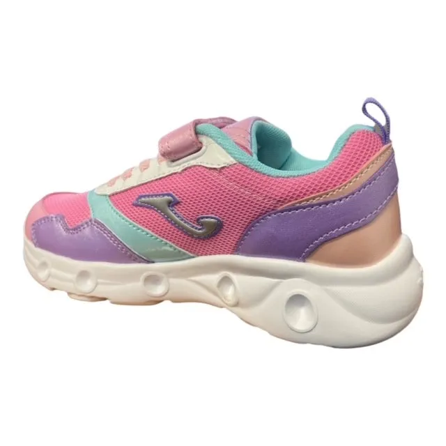 Joma scarpa da ginnastica da bambino Star Jr 2213 pink-violet