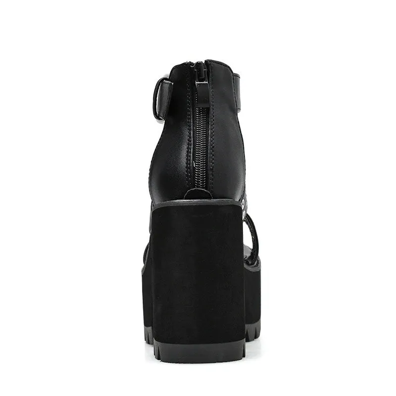 Joskaa 2024 New Black Techwear Sandals