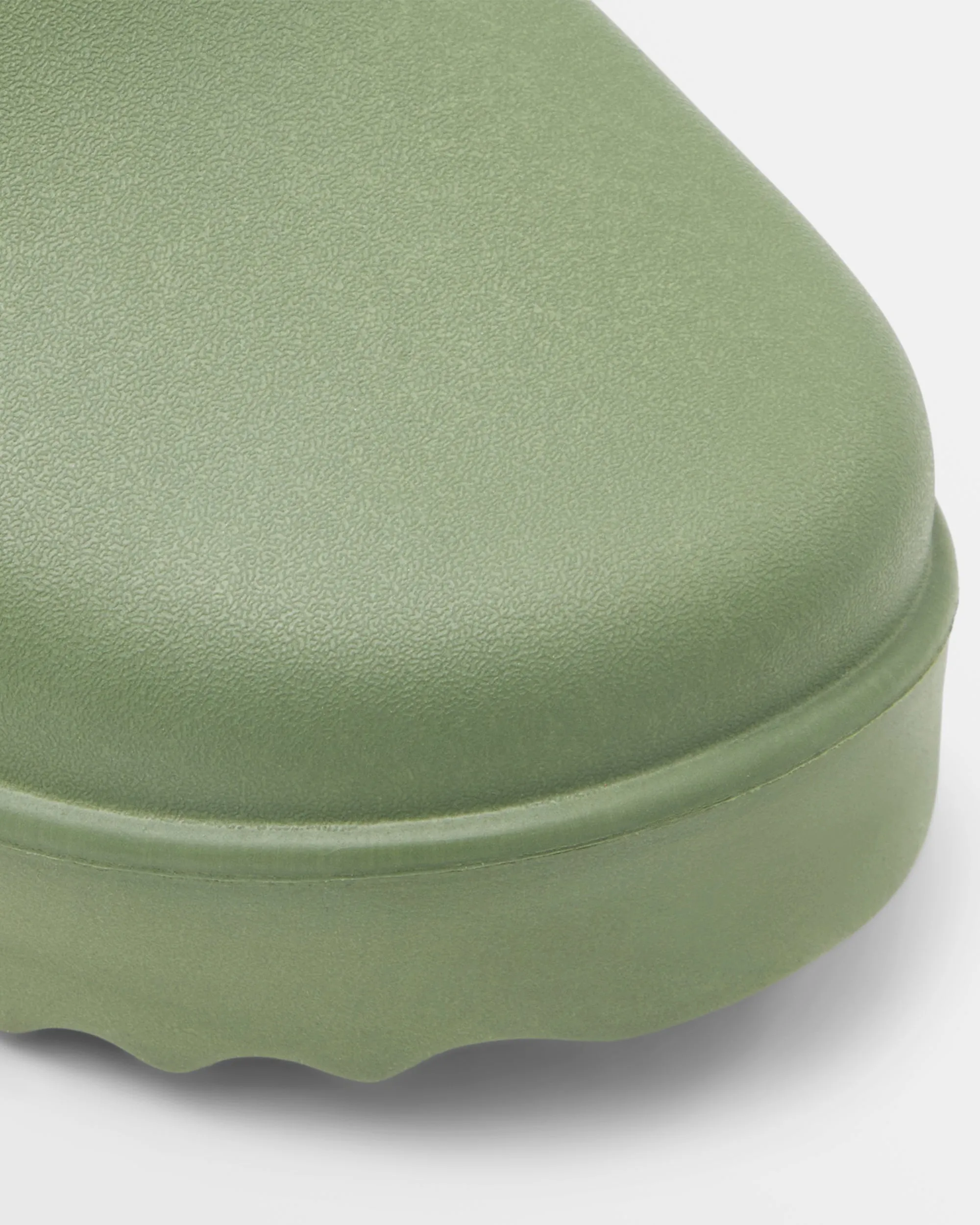 Maddy Platform Clogs - Oil Green