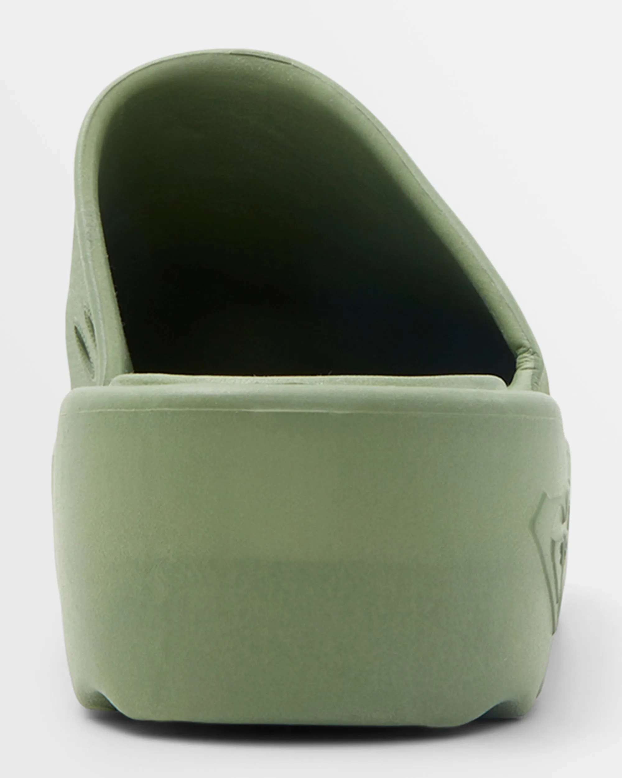 Maddy Platform Clogs - Oil Green