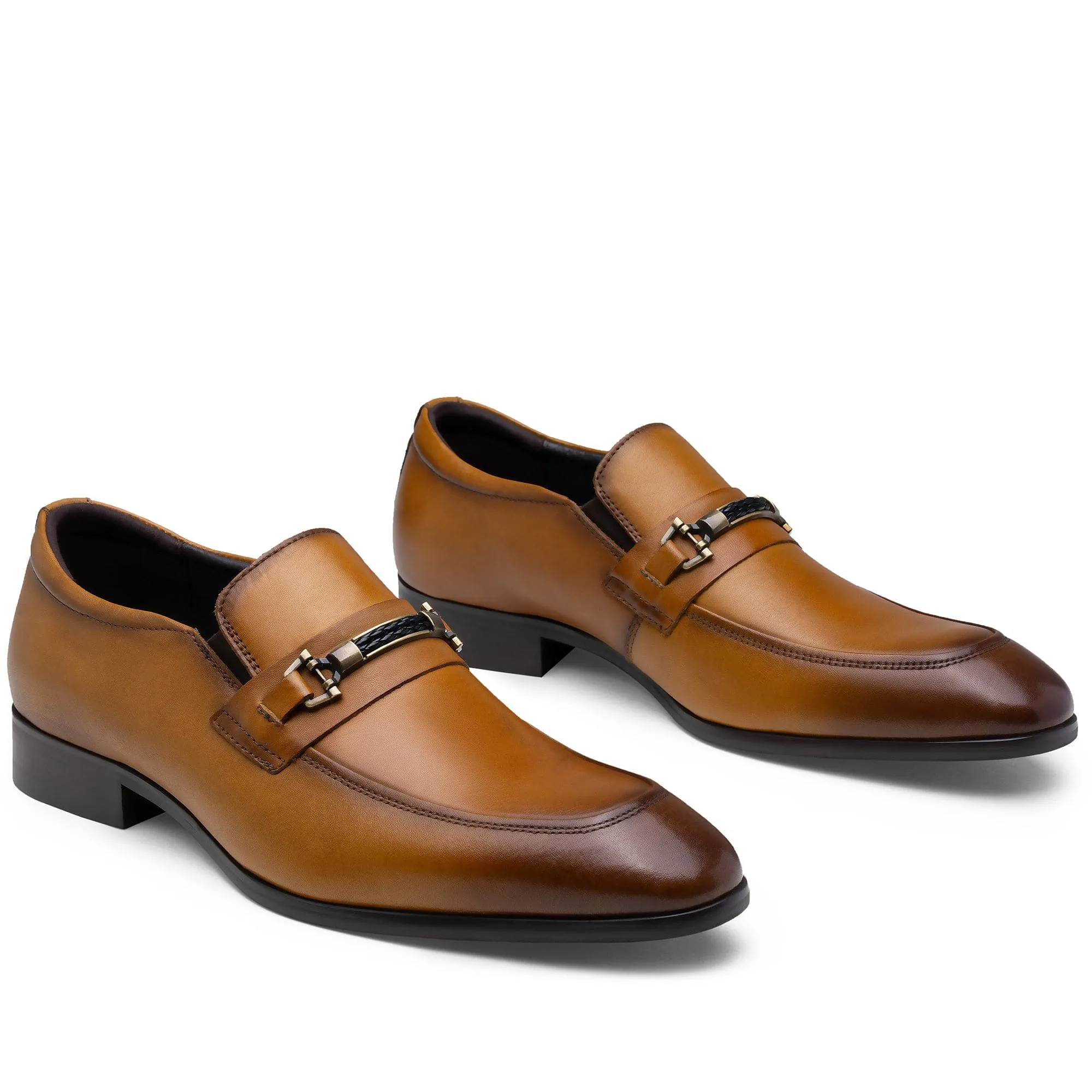 Men's Casual Leather Slip On Loafers | JOUSEN