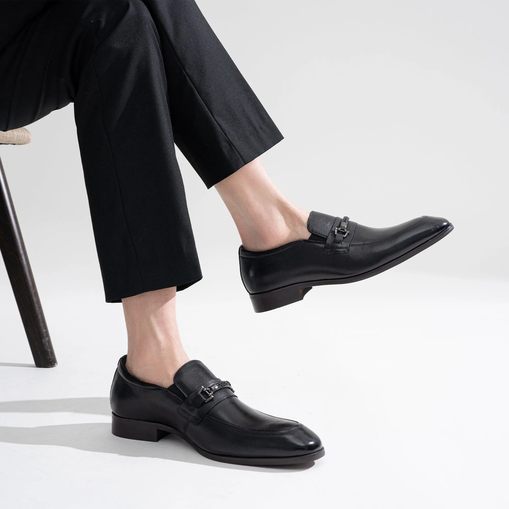 Men's Casual Leather Slip On Loafers | JOUSEN