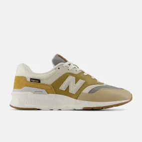 New Balance Unisex 997 Sneakers- Beige/ White