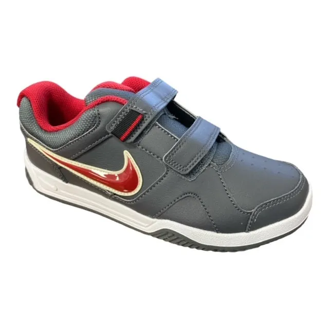 Nike scarpa sneakers con chiusura in velcro da bambino Lykin 454475 016 grigio
