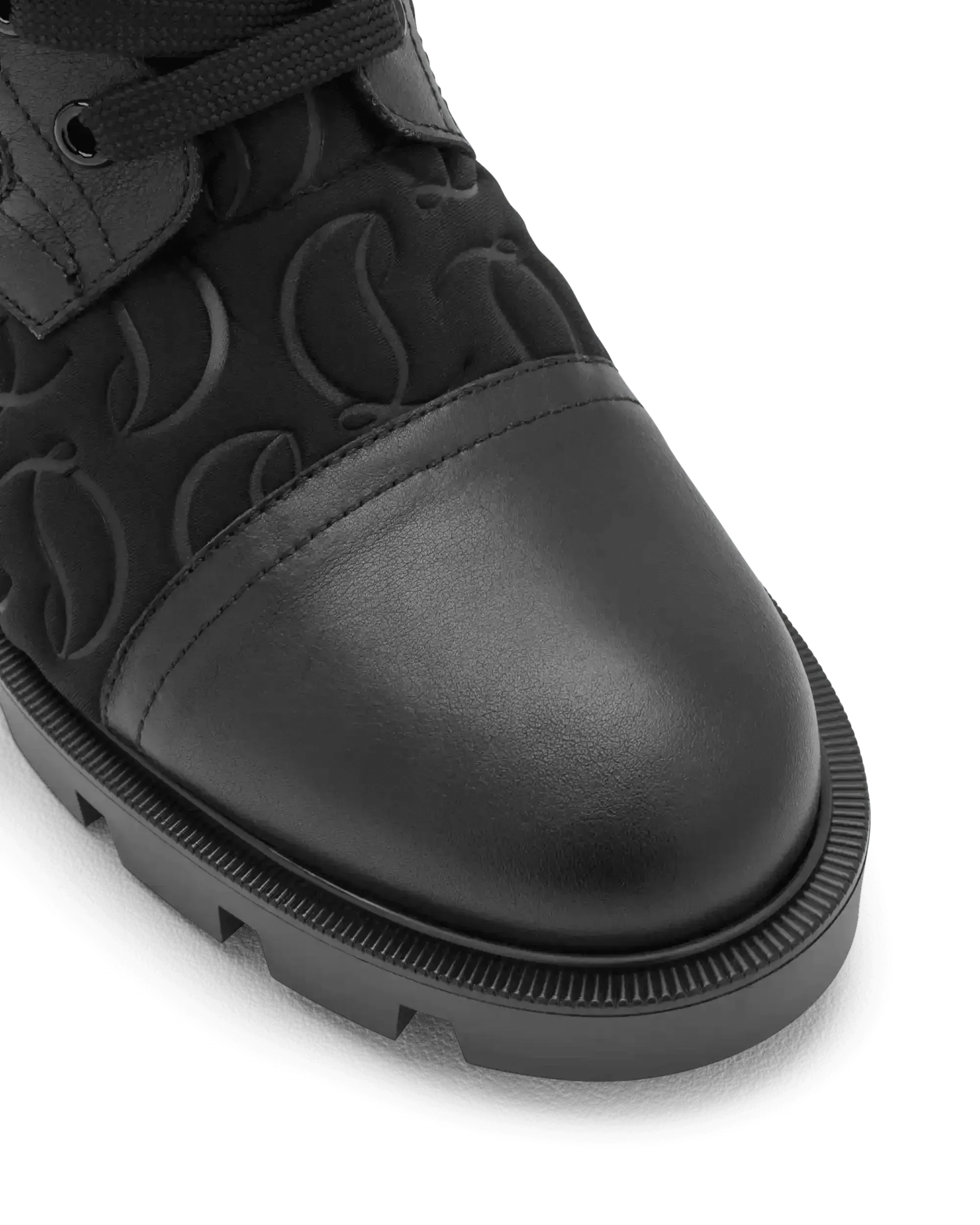 Pavleta Canvas Combat Boots